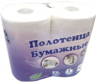 Бумажные полотенца АрхБум 2 сл, 2 *33м 100 целлюлоза